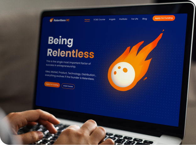 Designing & Developing a modern website for Relentless Ventures